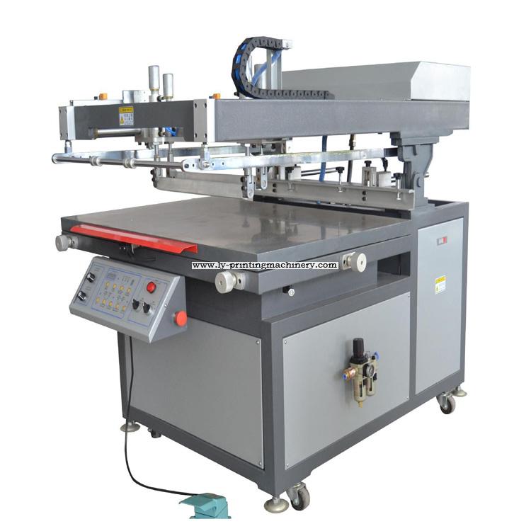 Tilted-arm Flat Bed Screen Printer with Vaccum Table LY-6090T