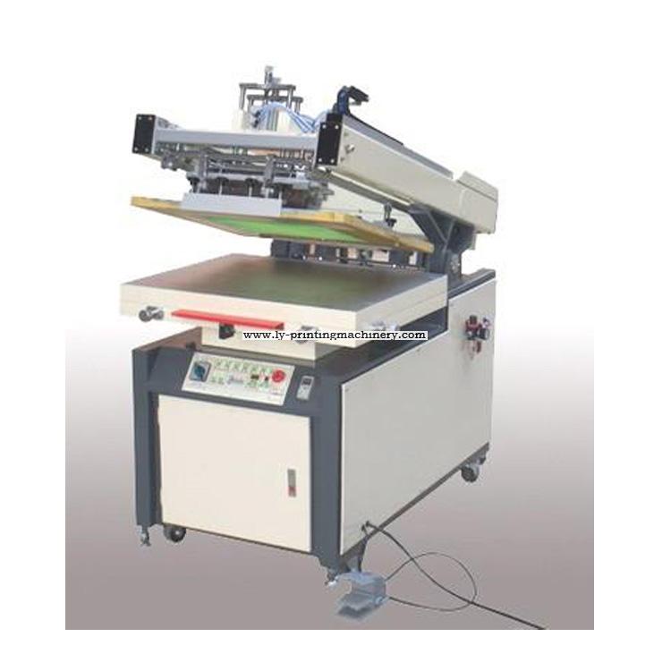 Tilted-arm Flat Bed Screen Printer with Vaccum Table LY-6090T
