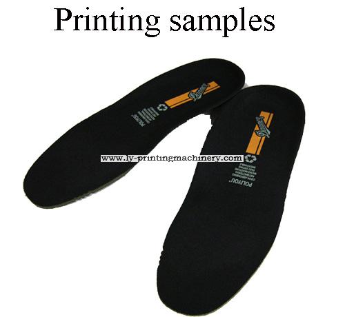 Inshoe shoe heel 2 Color  transversal pad printer with  transversal sealed ink cup system 