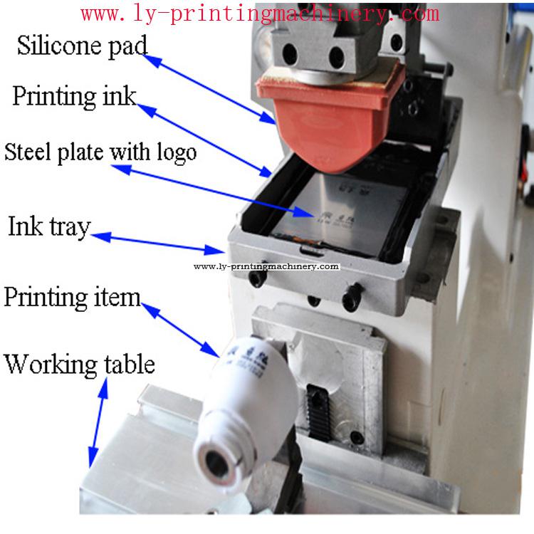 100x150mm ink tray 1 color pad printer