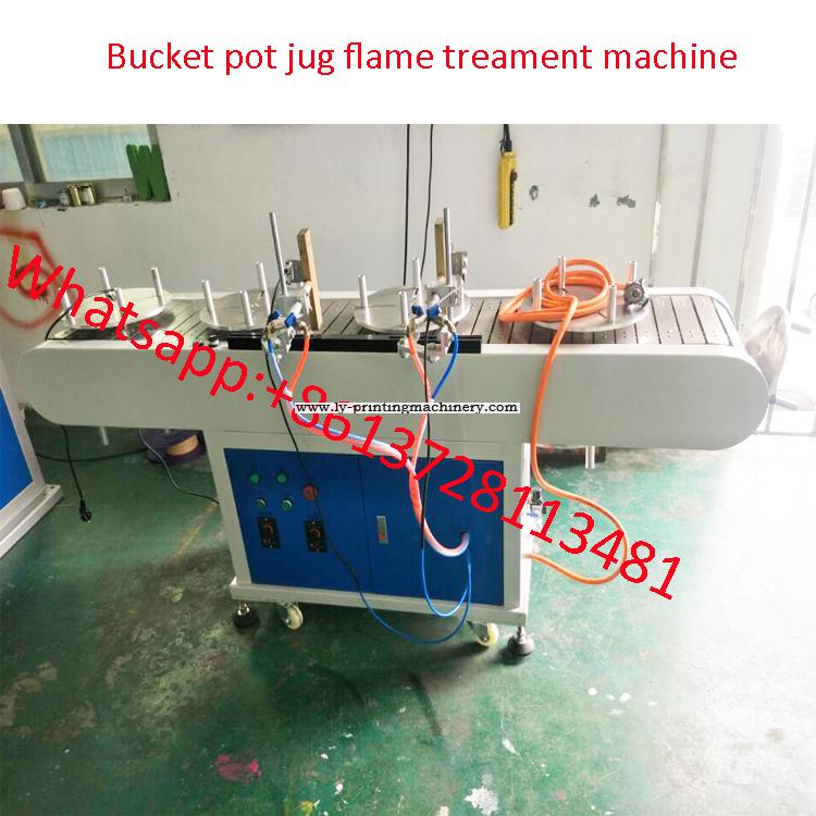 Bucket jug pot  flame treating machine LY-FT2