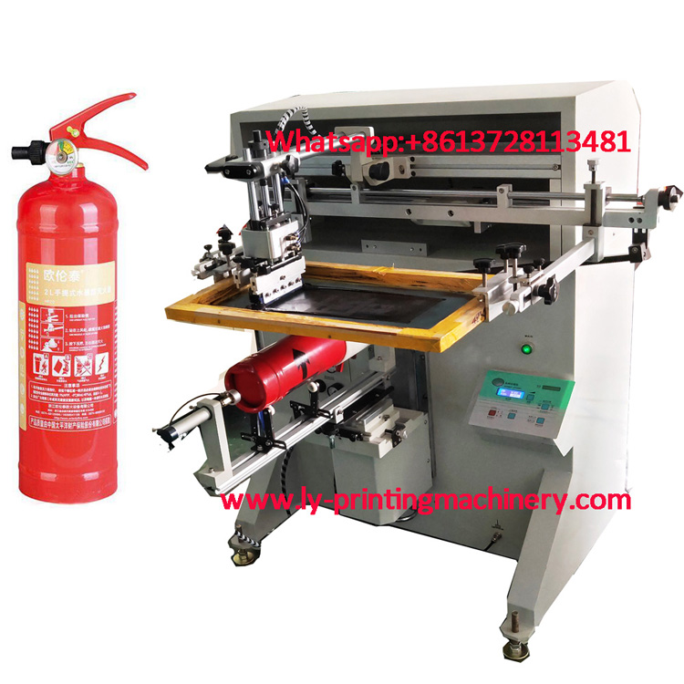 Fire extinguisher cylindrical screen printer
