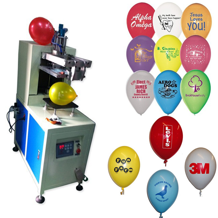 1 color Balloon special screen printer