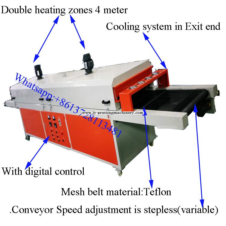 5.5M IR tunnel drying machine with cooling system