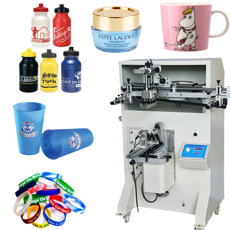 Bottle cup cylindrical silk screen printer LY-4A